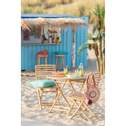 Eettafel Naturel Bamboe Rond 90 cm 90x90x76 cm-Eettafels-J-Line