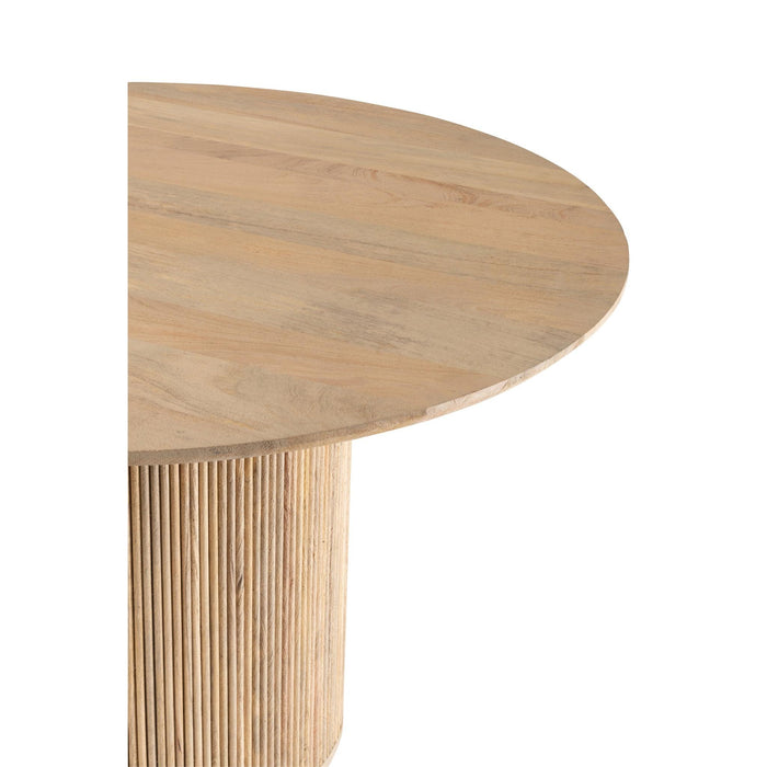 Eettafel Naturel Metaal 120 cm 120x120x77 cm-Eettafels-J-Line