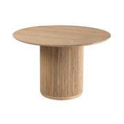 Eettafel Naturel Metaal 120 cm 120x120x77 cm-Eettafels-J-Line