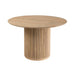 Eettafel Naturel Metaal 120 cm-Eettafels-J-Line