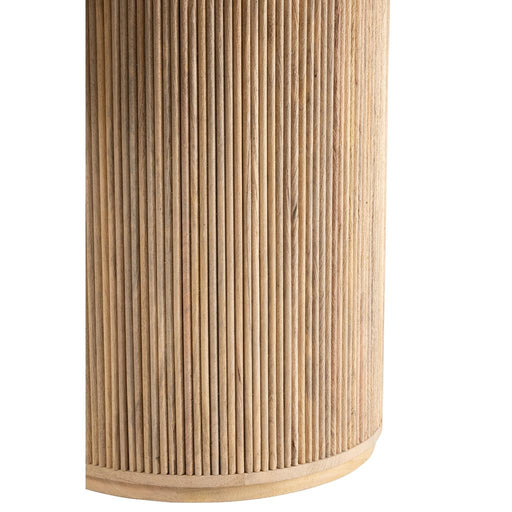 Eettafel Naturel Metaal 120 cm-Eettafels-J-Line