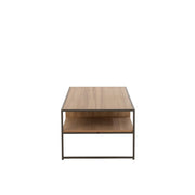 Eettafel Naturel Metaal 60x120 cm-Eettafels-J-Line