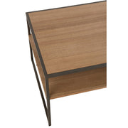 Eettafel Naturel Metaal 60x120 cm-Eettafels-J-Line