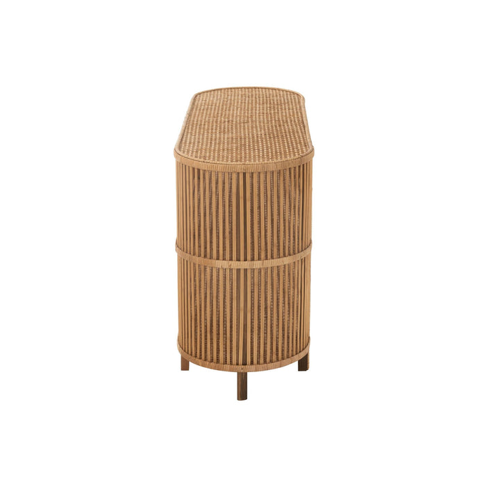 Eettafel Naturel Rotan 41x121 cm-Eettafels-J-Line