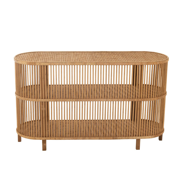 Eettafel Naturel Rotan 41x121 cm-Eettafels-J-Line