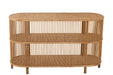 Eettafel Naturel Rotan 41x121 cm-Eettafels-J-Line