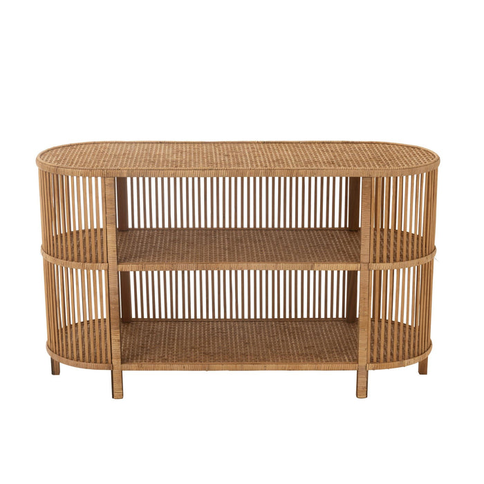 Eettafel Naturel Rotan 41x121 cm-Eettafels-J-Line