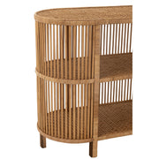 Eettafel Naturel Rotan 41x121 cm-Eettafels-J-Line