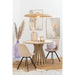 Eettafel Naturel Staal 110 cm 110x110x76 cm-Eettafels-J-Line