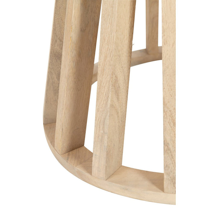 Eettafel Naturel Staal 110 cm 110x110x76 cm-Eettafels-J-Line