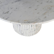 Eettafel Neelim Wit 122 cm-Eettafels-PTMD