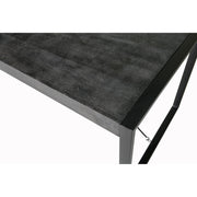 Eettafel Norris Mangohout Zwart 200x100 cm 12408-Eettafels-Livingfurn