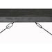 Eettafel Norris Mangohout Zwart 220x100 cm 12400-Eettafels-Livingfurn