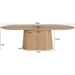 Eettafel Novero Eikenhout Naturel 280cm-Eettafels-Livingfurn