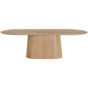 Eettafel Novero Eikenhout Naturel 280cm-Eettafels-Livingfurn