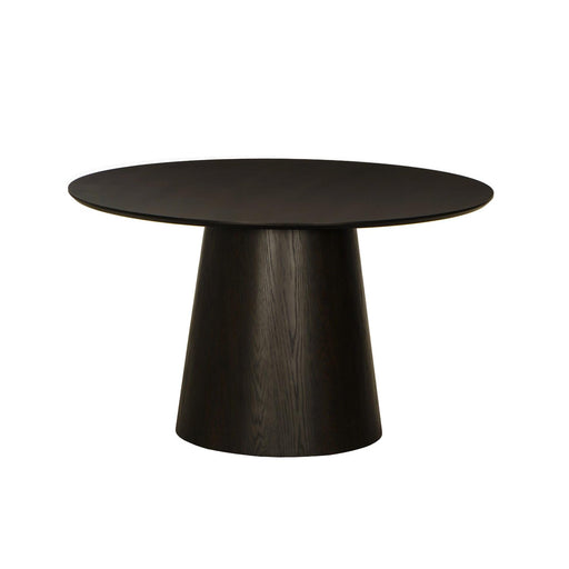 Eettafel Novero Eikenhout fineer Bruin 130x76 cm-Eettafels-Livingfurn
