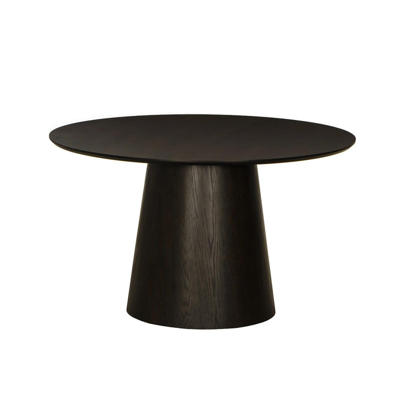 Eettafel Novero Eikenhout fineer Bruin 130x76 cm-Eettafels-Livingfurn