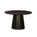 Eettafel Novero Eikenhout fineer Bruin 130x76 cm-Eettafels-Livingfurn
