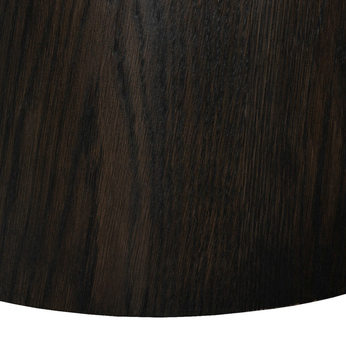 Eettafel Novero Eikenhout fineer Bruin 130x76 cm-Eettafels-Livingfurn