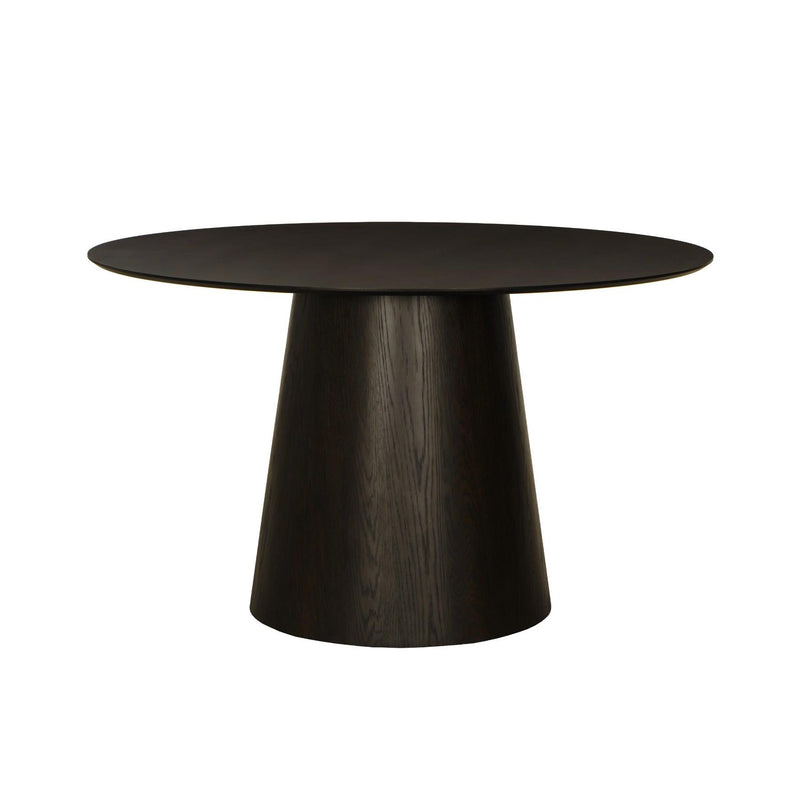 Eettafel Novero Eikenhout fineer Bruin 130x76 cm-Eettafels-Livingfurn
