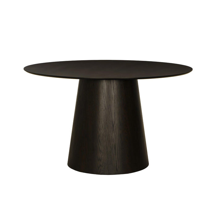 Eettafel Novero Eikenhout fineer Bruin 130x76 cm-Eettafels-Livingfurn