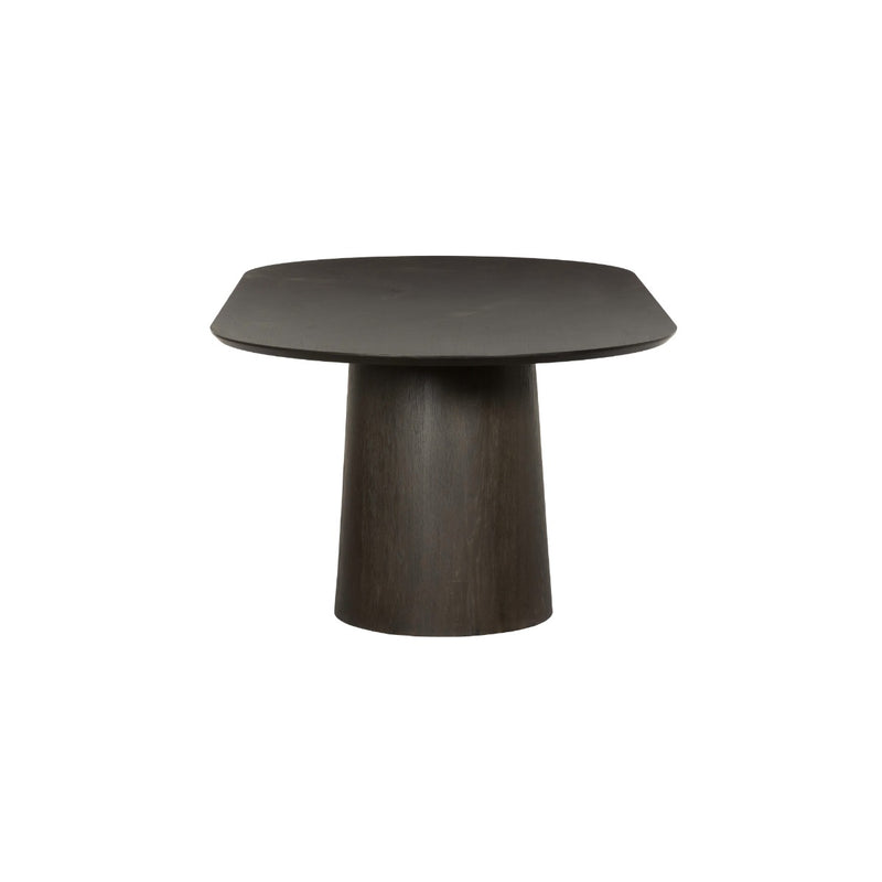 Eettafel Novero Eikenhout fineer Bruin 200x110 cm-Eettafels-Livingfurn