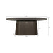 Eettafel Novero Eikenhout fineer Bruin 200x110 cm-Eettafels-Livingfurn