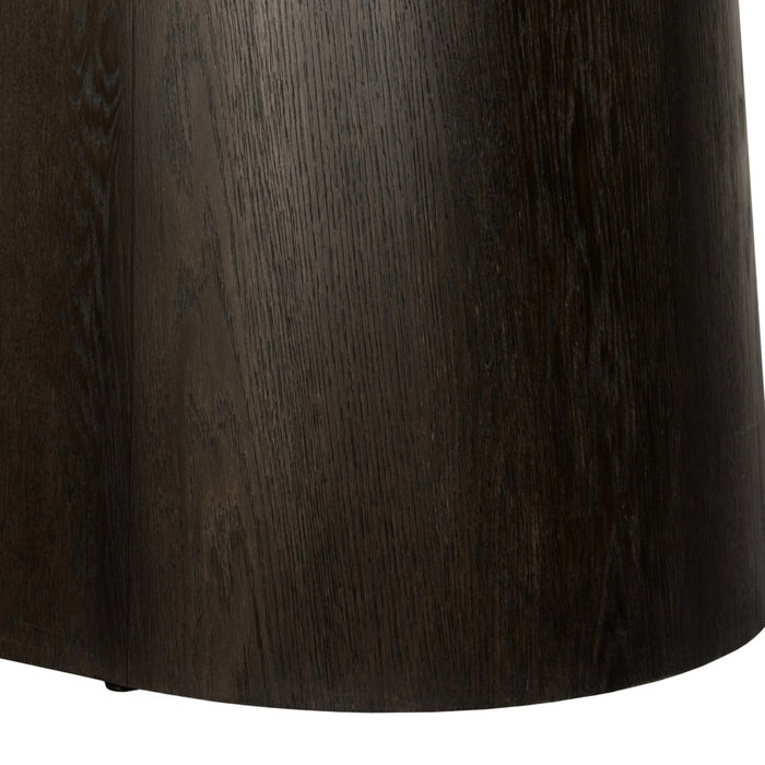 Eettafel Novero Eikenhout fineer Bruin 200x110 cm-Eettafels-Livingfurn