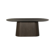 Eettafel Novero Eikenhout fineer Bruin 200x110 cm-Eettafels-Livingfurn