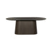 Eettafel Novero Eikenhout fineer Bruin 200x110 cm-Eettafels-Livingfurn