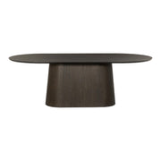 Eettafel Novero Eikenhout fineer Bruin 230x110 cm-Eettafels-Livingfurn