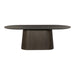 Eettafel Novero Eikenhout fineer Bruin 230x110 cm-Eettafels-Livingfurn