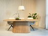 Eettafel Novero Eikenhout fineer Naturel hout 200x110 cm-Eettafels-Livingfurn