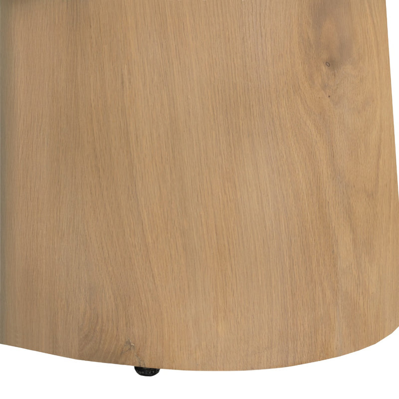 Eettafel Novero Eikenhout fineer Naturel hout 200x110 cm-Eettafels-Livingfurn
