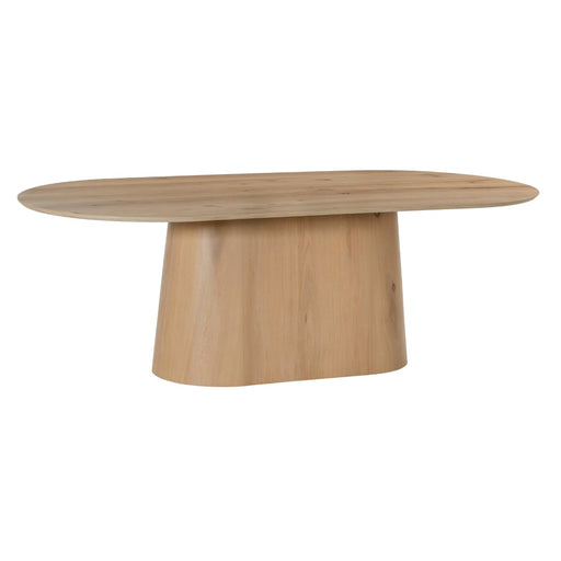 Eettafel Novero Eikenhout fineer Naturel hout 230x110 cm-Eettafels-Livingfurn
