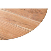 Eettafel Oslo Acaciahout Naturel hout 130 cm-Eettafels-Livingfurn