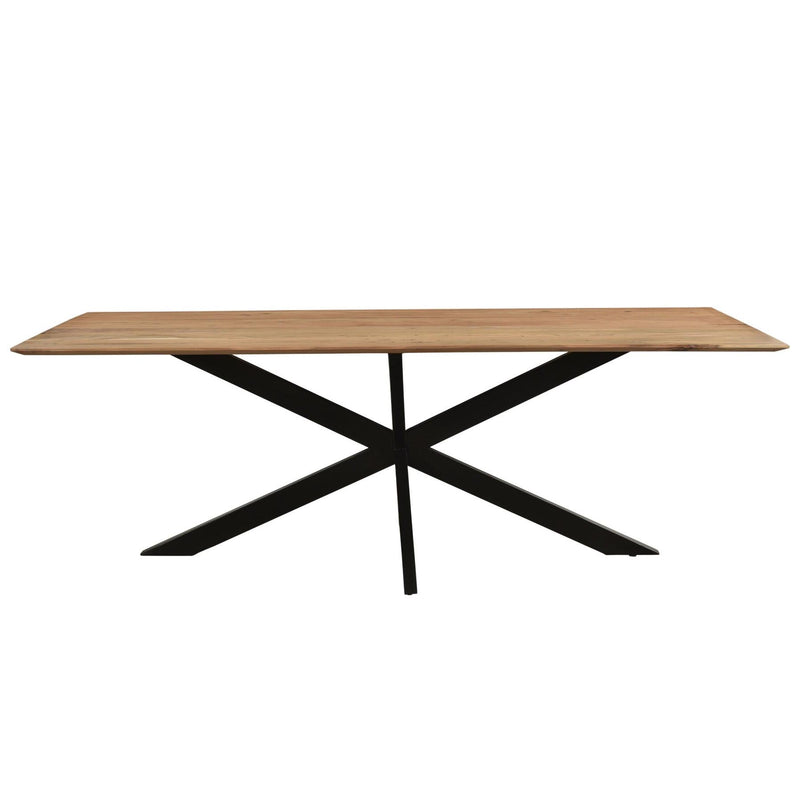 Eettafel Oslo Acaciahout Naturel hout 220x100 cm-Eettafels-Livingfurn
