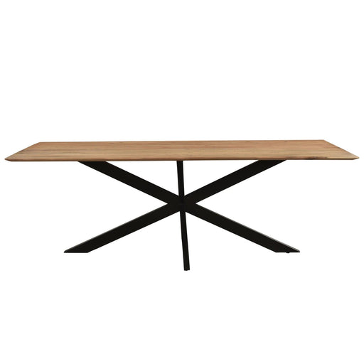 Eettafel Oslo Acaciahout Naturel hout 220x100 cm-Eettafels-Livingfurn