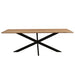 Eettafel Oslo Acaciahout Naturel hout 220x100 cm-Eettafels-Livingfurn