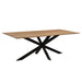 Eettafel Oslo Acaciahout Naturel hout 220x100 cm-Eettafels-Livingfurn