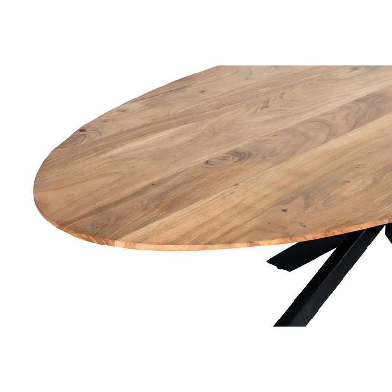 Eettafel Oslo Acaciahout Naturel hout 240x110 cm-Eettafels-Livingfurn