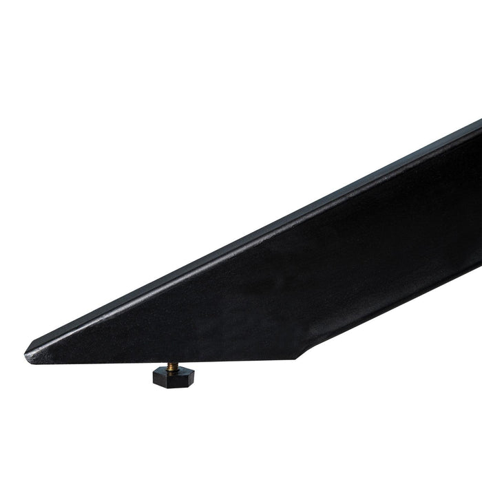 Eettafel Oslo Acaciahout Zwart 220x100 cm-Eettafels-Livingfurn