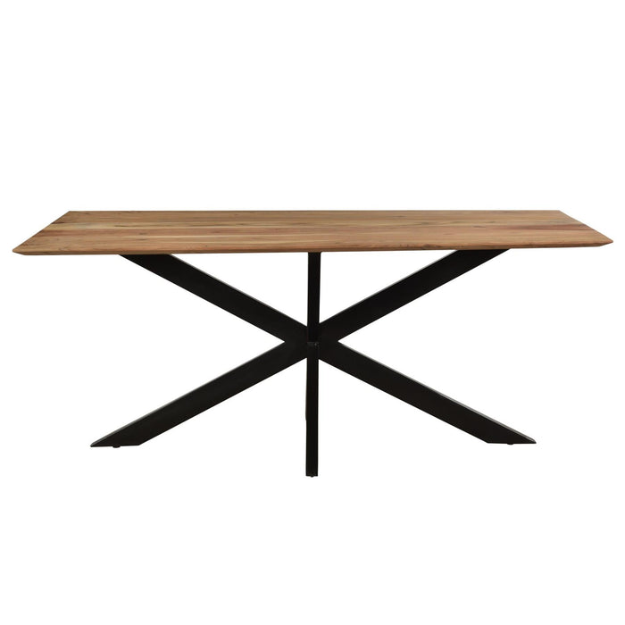 Eettafel Oslo Acasia Acaciahout Naturel hout 200x100 cm-Eettafels-Livingfurn