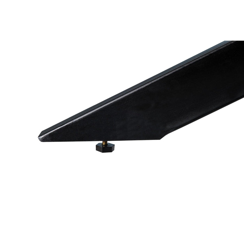 Eettafel Oslo Mangohout Zwart 120 cm 120x120x76 cm-Eettafels-Livingfurn