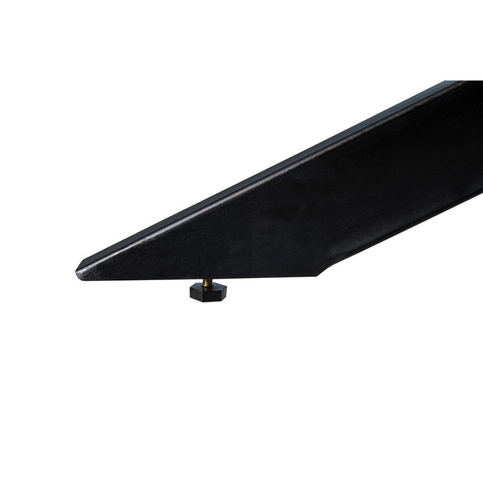 Eettafel Oslo Mangohout Zwart 130 cm 130x130x76 cm-Eettafels-Livingfurn