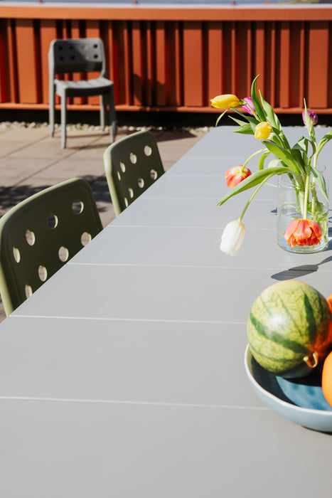 Eettafel Outdoor Alban 220x100 Steel Grijs 220x100 cm-Eettafels-Creating Home