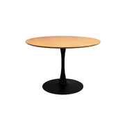 Eettafel Raku MDF,Eikenfineer Naturel Ø110x75 cm-Eettafels-Creating Home