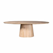 Eettafel Riga 240 cm Naturel Eiken 240x120x76 cm-Eettafels-Starfurn