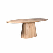 Eettafel Riga 240 cm Naturel Eiken 240x120x76 cm-Eettafels-Starfurn