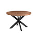 Eettafel Rocky Mangohout Naturel hout 120 cm-Eettafels-Livingfurn